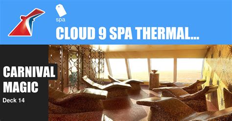 Discover the hidden gems of the thermal suite on the Carnival Magic liner